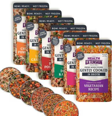 Health Extension Gently Cooked Wet Dog Food Pouches