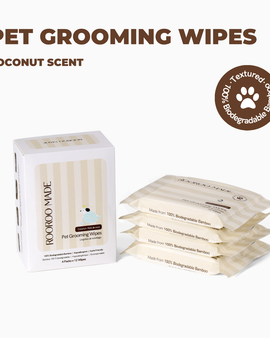 RooRoo made Pet Grooming Wipes