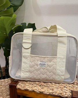 Heart Mesh Pet Carrier