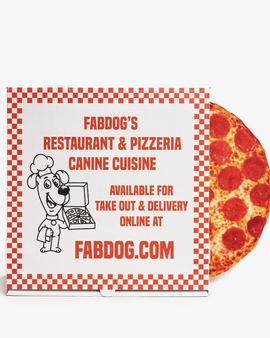 10" Pizza Squeaky Dog Toy