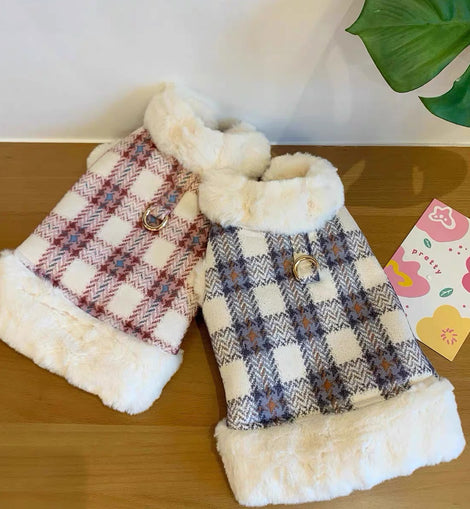 FLEECE PLAID JACKET