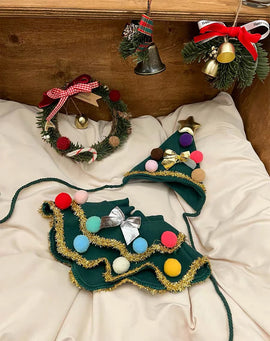 CHRISTMAS DECORATION PROPS SET FOR PET