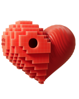 SANDDOG ART HEART Chewing Toy