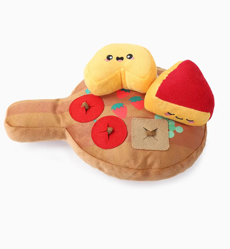 Hugsmart Pet - Picnic Time | Cheese Board - Dog Plush Toy