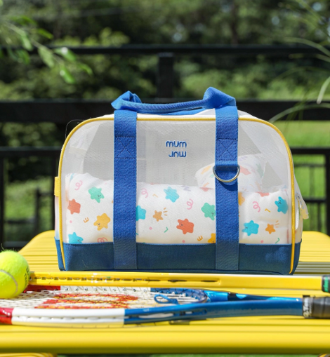 MUMMUR Windy Bag - Double Cheese with Jelly Bear Cushion (M)