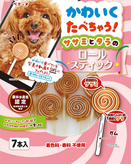 Petio Cute Sasami and Cod Roll Sticks, Pack of 7