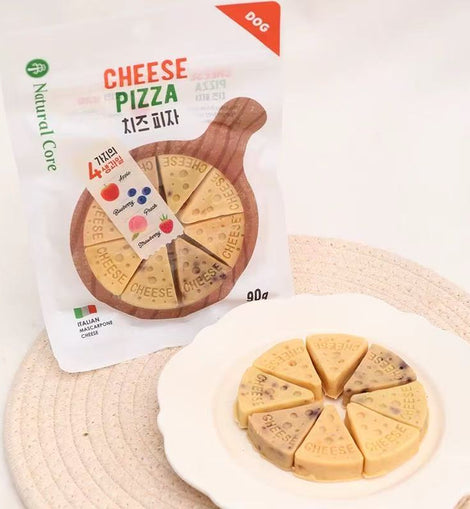 Natural Core Cheese Pizza with Chicken & Fruits