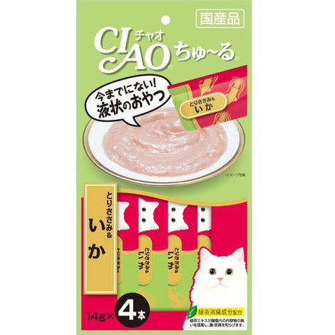 CIAO Churu Cat Paste Treats - Seafood Flavors