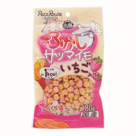 PetzRoute Steamed Chicken Sweet Potato & Strawberry Bites