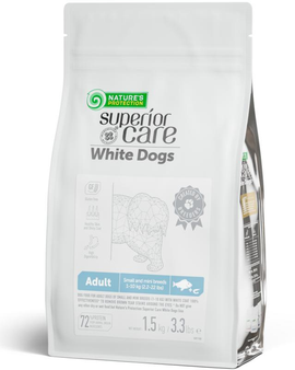 Adult Dogs Food For Light Coat Small & Mini Breeds with White Fish Protein