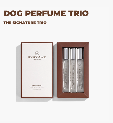 RooRoo made Dog Perfume Trio