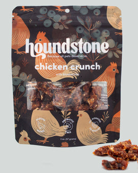 HOUNDSTONE Freeze Dried Chicken Crunch with Blueberries