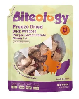 Freeze Dried Duck Wrapped Purple Sweet Potato 3.5oz