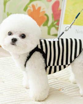 Summer Stripe Tank Top with Harness Ring