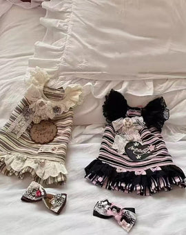 Lace Ribbon Knit Dress