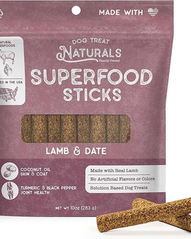 Dog Treat Naturals Lamb & Date Superfood Sticks