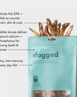 dogged Air Dried Sardines Dog Treats