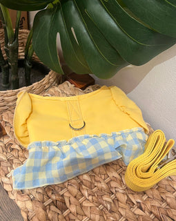 Plaid Dress Harness Set