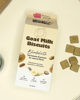 Goat Milk Dog Treats — Peanut & Banana