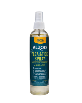 ALZOO Plant-Based Flea & Tick Repellent Spray, 8oz