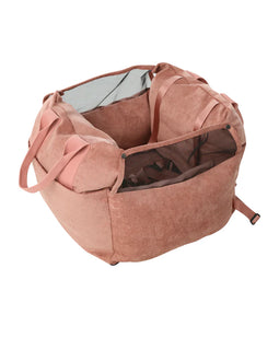 PEHOM Puff Guard Dog Car Seat Carrier - Pink