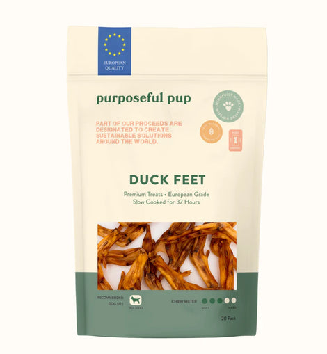 Purposeful Pup Duck Feet 20pc