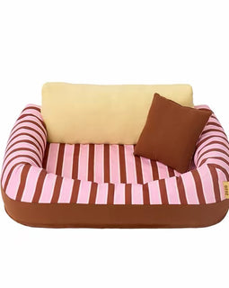 All-season detachable pet bed/sofa for dogs and cats—breathable and warm for winter.