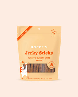 Bocce's Bakery Turkey & Sweet Potato Jerky Sticks