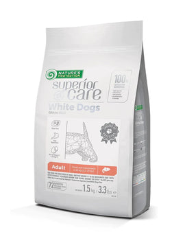 Nature's Protection White Dogs Dry Food - Salmon Adults 1.5kg