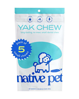 Native Pet Yak Chews - Small (Pack of 5)