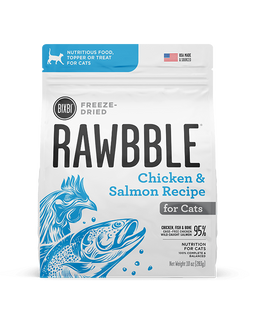Rawbble Freeze-Dried Food for Cats – Chicken & Salmon <Expires on 5/18/2024>