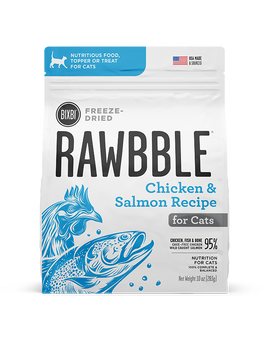 Rawbble Freeze-Dried Food for Cats – Chicken & Salmon Recipe