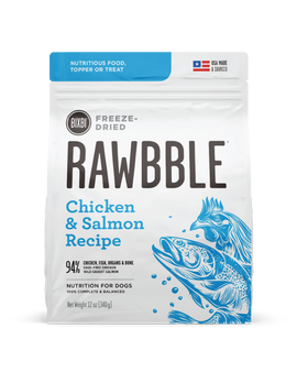 Rawbble Freeze-Dried Food for Dogs – Chicken & Salmon Recipe