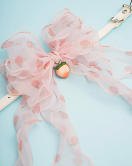 Peach Dream Bowtie Collar