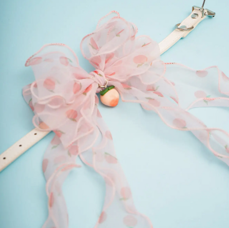 Peach Dream Bowtie Collar