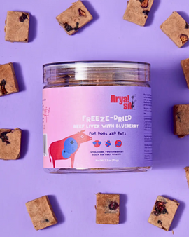 Freeze-Dried Beef Liver with Blueberry