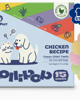Freeze-Dried Chicken Superfood Lollipops - Dog & Cat Treats
