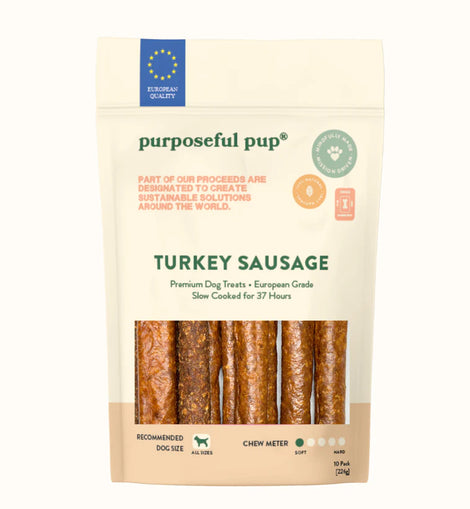 Purposeful Pup Turkey Sausage 10pc