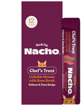 Made By Nacho Lickable Mousse with Bone Broth - Salmon & Tuna Recipe