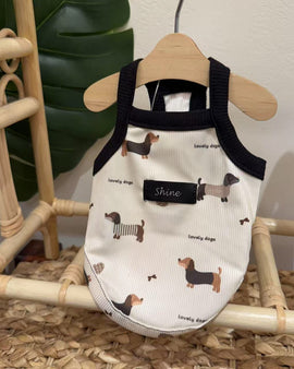 Dachshund Pattern Tanktop