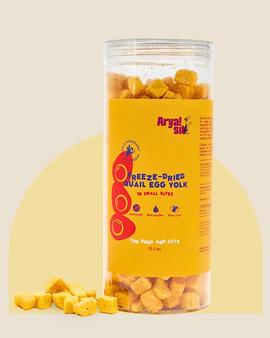 Arya Sit Freeze Dried Quail Egg Yolk Bites