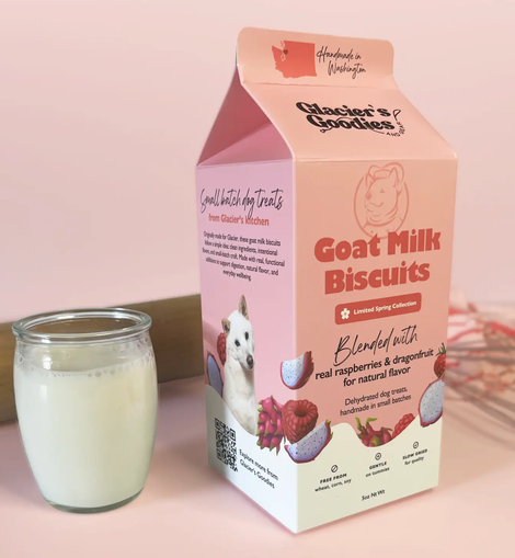 Goat Milk Dog Treats — Dragonfruit & Raspberry