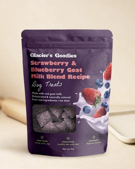 Glacier's Goodies Strawberry & Blueberry Goat Milk Treat