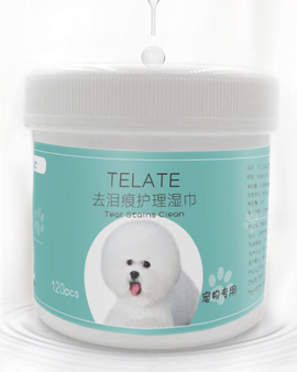 TELATE tear-stained wipes pet bichon Bomei Garfield eye feces eye cleaning dog cat eye wipe artifact