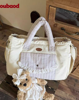 doubaod Minimalist Pet Carrier (Includes Soft Cushion; Suitable for Small Cats & Dogs)