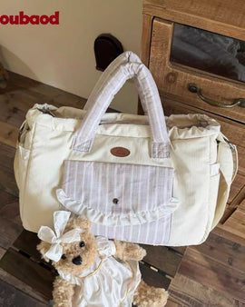 doubaod Minimalist Pet Carrier (Includes Soft Cushion; Suitable for Small Cats & Dogs)