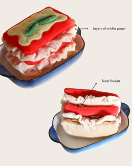 Lasagna Nosework Toy