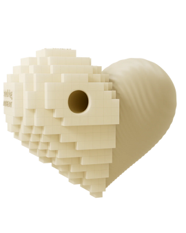 SANDDOG ART HEART Chewing Toy