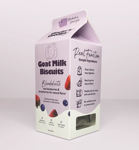 Goat Milk Dog Treats — Blueberry & Strawberry