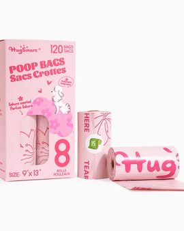 Hugsmart Pet - Poop Bag | Sakura Poop Bags 8pack